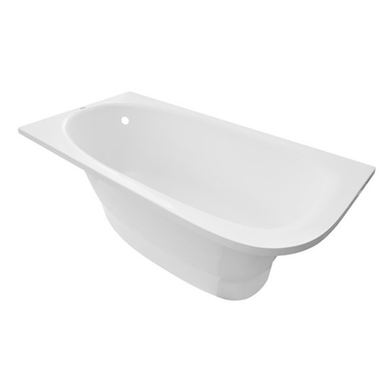 Ванна з штучного каменю Rock Design Селена L 190x80 білий 1SL190080