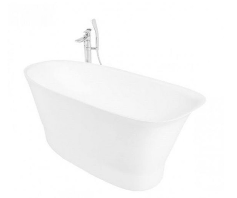 Ванна з штучного каменю Rock Design Селена Плюс 160x80 (основа Класика Плюс) 1SPP160080