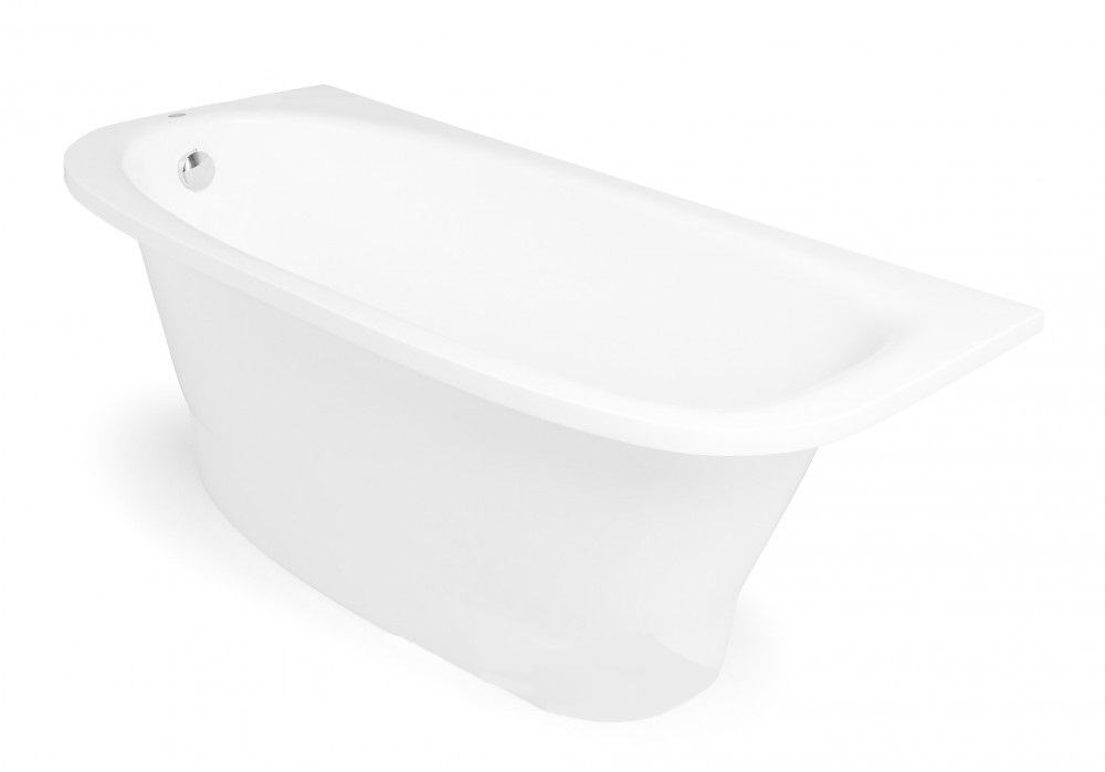 Ванна из искусственного камня Rock Design Селена Плюс 190x80 белый 1SP190080