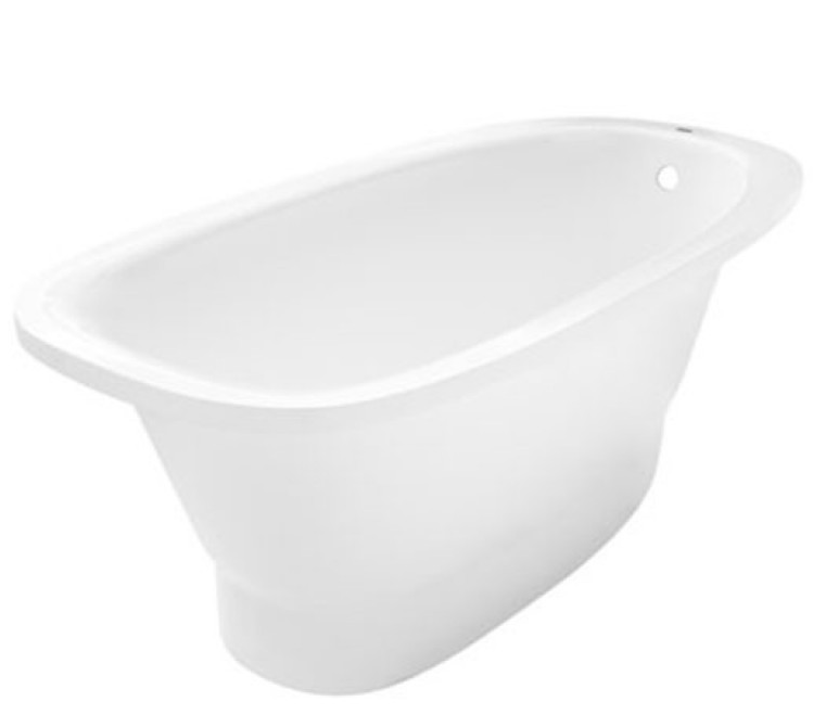 Ванна из искусственного камня Rock Design Барселона 165х80 (основа Классика Плюс) 1BP165080