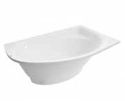 Ванна из искусственного камня Rock Design Лагуна R 162x100 белый 1LR162100