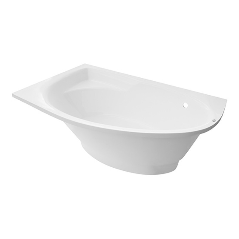 Ванна из искусственного камня Rock Design Лагуна L 150x100 белый 1LL150100