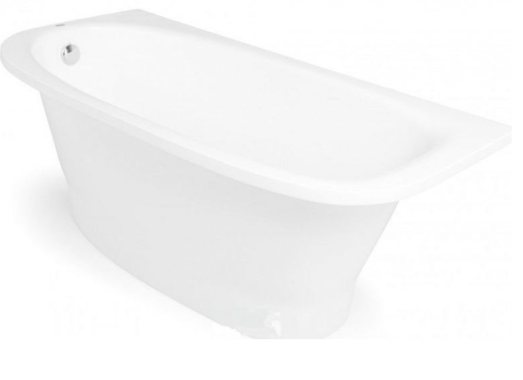 Ванна з штучного каменю Rock Design Селена Плюс 155x80 білий 1SP155080