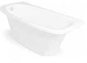 Ванна з штучного каменю Rock Design Селена Плюс 155x80 білий 1SP155080