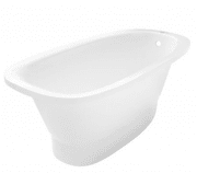 Ванна из искусственного камня Rock Design Барселона 160х80 (основа Классика Плюс) 1BP160080