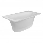 Ванна из искусственного камня Rock Design Классика Плюс 160х80 белый 1KP160080