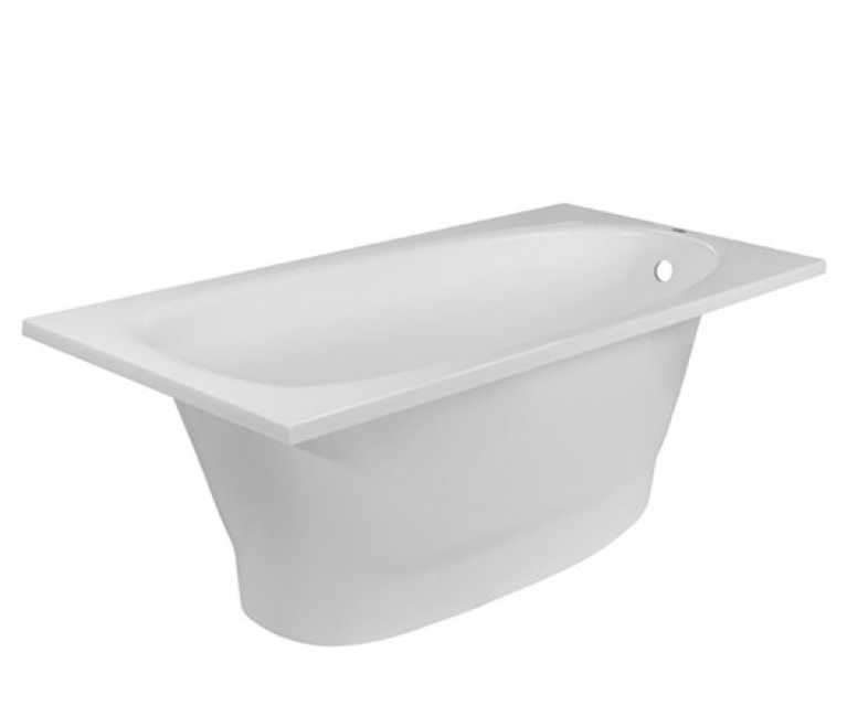 Ванна из искусственного камня Rock Design Классика 145х80 белый 1K145080