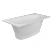 Ванна з штучного каменю Rock Design Класика 155х80 білий 1K155080