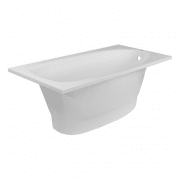 Ванна зі штучного каменю Rock Design Класика 180х80 білий 1K180080