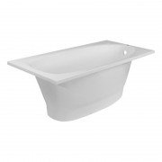 Ванна из искусственного камня Rock Design Классика Плюс 160х80 белый 1KP160080