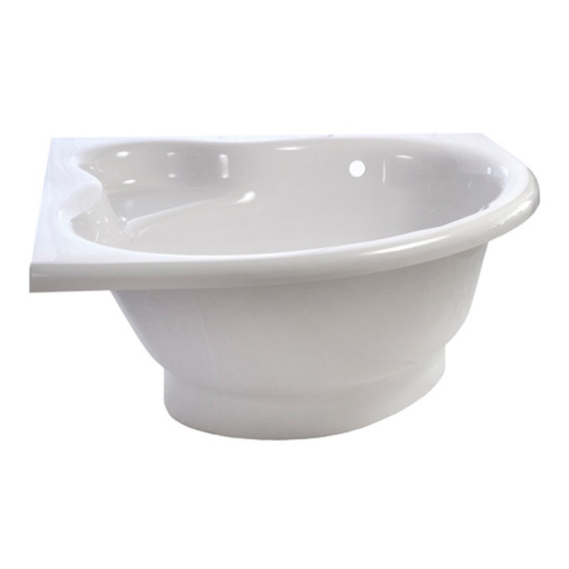 Ванна з штучного каменю Rock Design Симетрія 145х145 білий 1SM145145