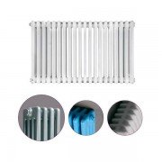 Радиатор отопления Instal Projekt Tubus 4 трубчатый 62,2х56,8 см 13 секций сталь палитра IP на выбор TUB4-050/13