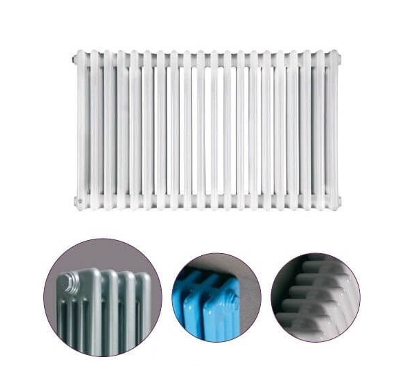 Радиатор отопления Instal Projekt Tubus 4 трубчатый 125,9х56,8 см 27 секций сталь палитра IP на выбор TUB4-050/27