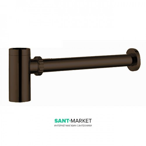 Сифон для раковини Kraus латунь темний шоколад PT-50-ORB