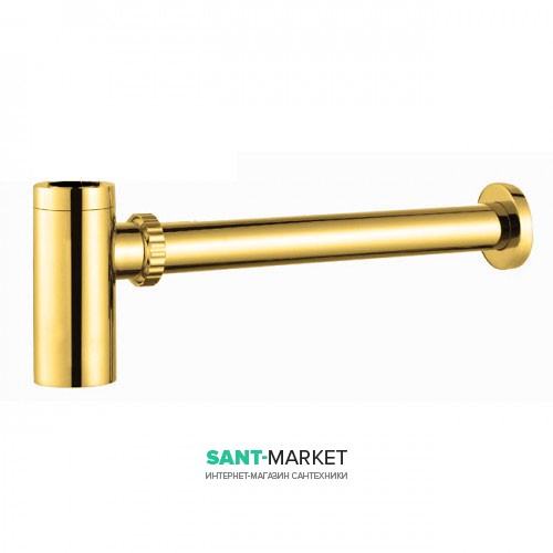 Сифон для раковины Kraus латунь золото PT-50 G