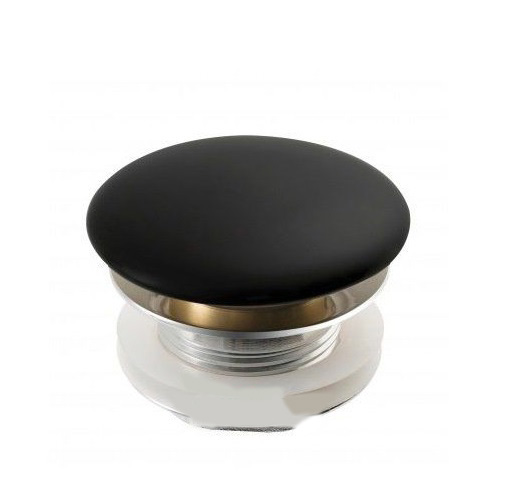 Сливной клапан для раковины Kraus чёрный PU-20GBL