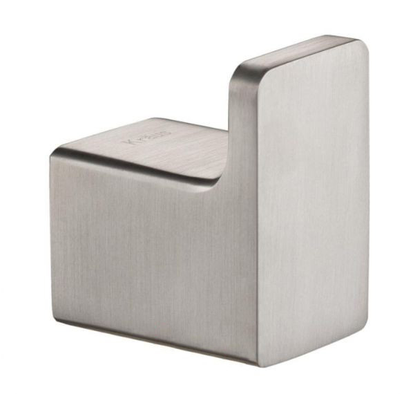 Гачок для ванної Kraus Stelios одинарний латунь сатин KEA-19901BN