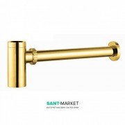 Сифон для раковины Kraus латунь золото PT-50 G