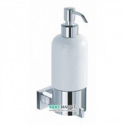 Диспенсер для жидкого мыла Kraus Aura с настенным держателем хром KEA-14461CH