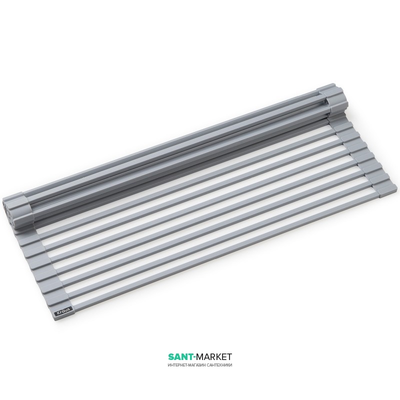 Багатофункціональна силіконова сушка Kraus світло-сірий KRM-11LG