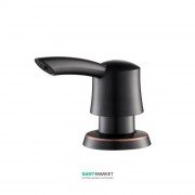 Диспенсер для рідкого мила Kraus Savan латунь / пластик темний шоколад KSD-51-ORB