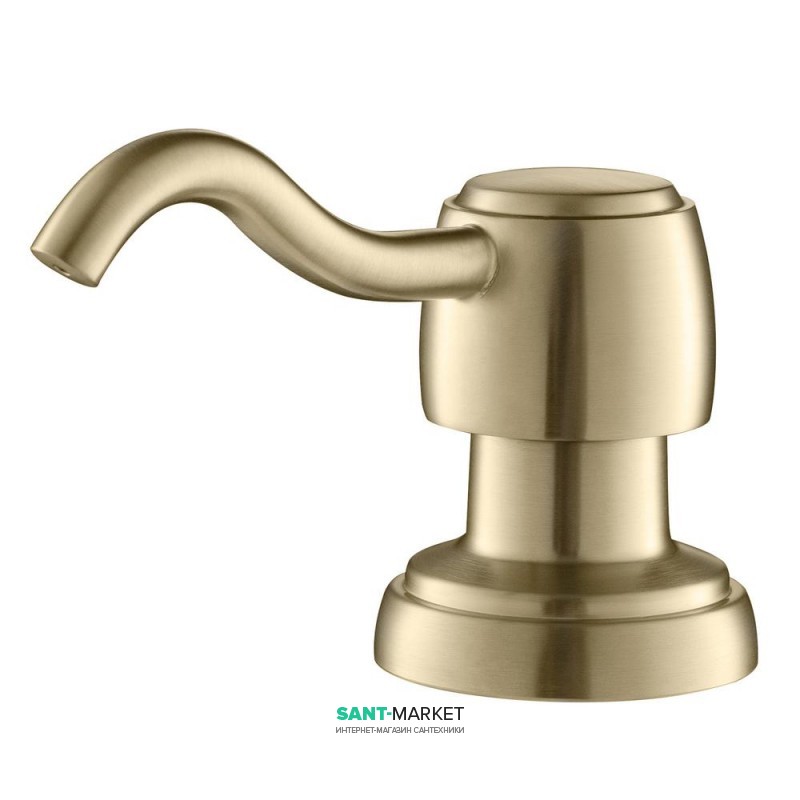 Диспенсер для рідкого мила Kraus Mylo матове золото KSD-52BG