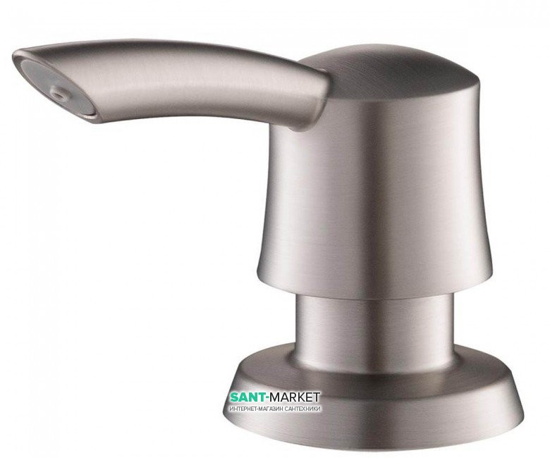 Диспенсер для рідкого мила Kraus Savan латунь / пластик матовий нікель KSD-51SFS