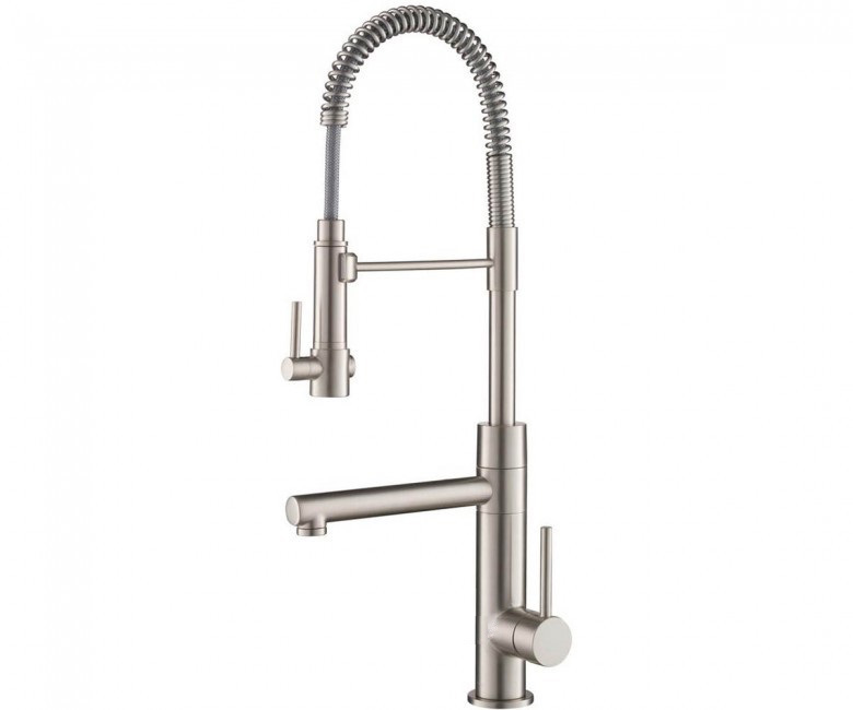 Смеситель для кухни Kraus Artec Pro однорычажный нержавеющая сталь KPF-1603SFS