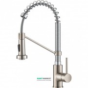 Смеситель для кухни Kraus Bolden пружинный нержавеющая сталь/хром KPF-1610SSCH