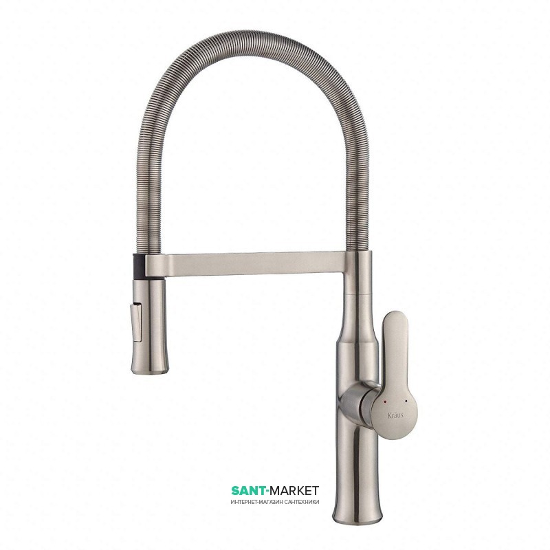 Смеситель для кухни Kraus Nola однорычажный нержавеющая сталь KPF-1640SS