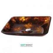 Раковина для ванної Kraus Multi-Tone скло осінній ліс GVR-410RE-15mm