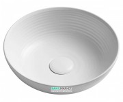 Раковина для ванной Kraus Viva Ø33 см керамика глянцевый белый KCV-204GWH