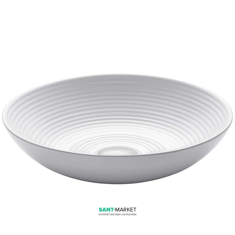 Раковина для ванной Kraus Viva Ø41,9 см керамика глянцевый белый KCV-203GWH