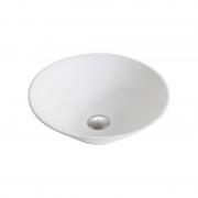 Раковина для ванной Kraus Elavo накладная Ø41,5 см керамика белый KCV-143