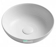 Раковина для ванної Kraus Viva Ø33 см кераміка глянсовий білий KCV-204GWH