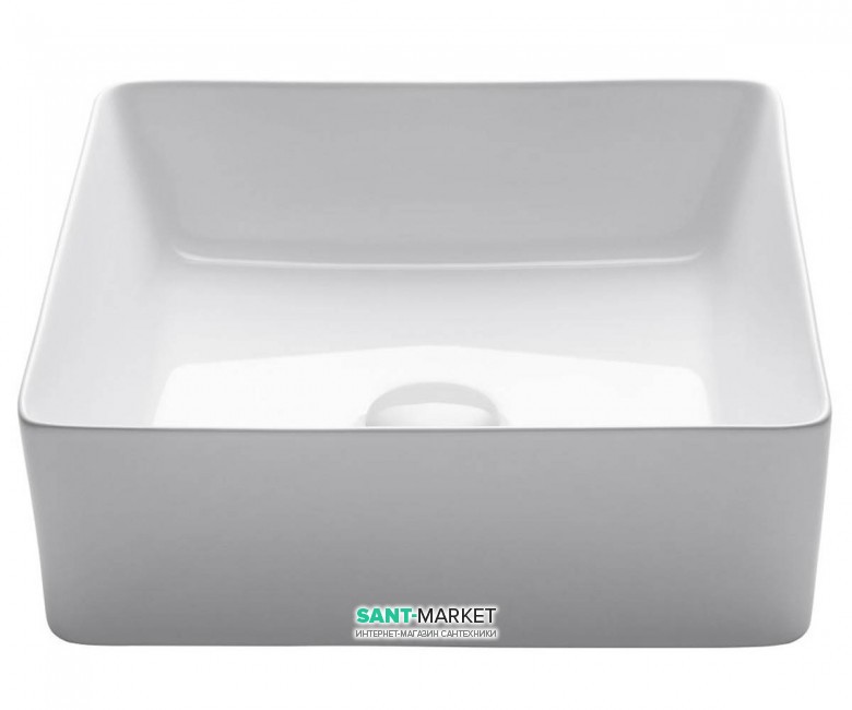 Раковина для ванной Kraus Viva 39,6х39,6 см керамика глянцевый белый KCV-202GWH