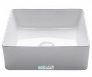 Раковина для ванної Kraus Viva 39,6х39,6 см кераміка глянсовий білий KCV-202GWH