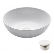 Раковина для ванной Kraus Viva Ø41,9 см керамика глянцевый белый KCV-200GWH