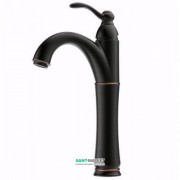 Смеситель для раковины Kraus Riviera однорычажный латунь темный шоколад FVS-1005-ORB