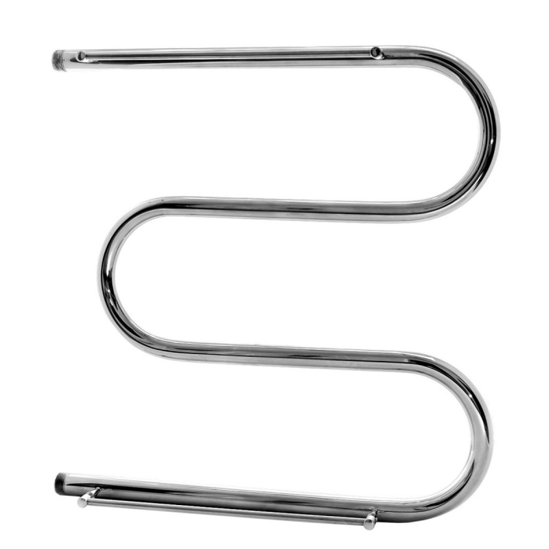 Водяний полотенцесушитель Navin Змійовик 25 500x500 мм з полицею 00-000101-5050