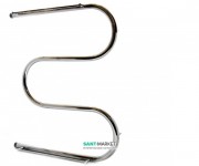 Водяний полотенцесушитель Navin Змійовик 25 600x500 мм з полицею 00-000101-6050