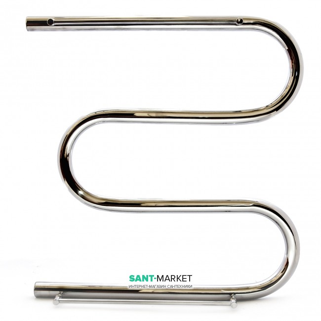 Водяной полотенцесушитель Navin Змеевик 30 500x500 мм с полкой 00-000021-5050