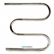 Водяной полотенцесушитель Navin Змеевик 30 500x500 мм с полкой 00-000021-5050