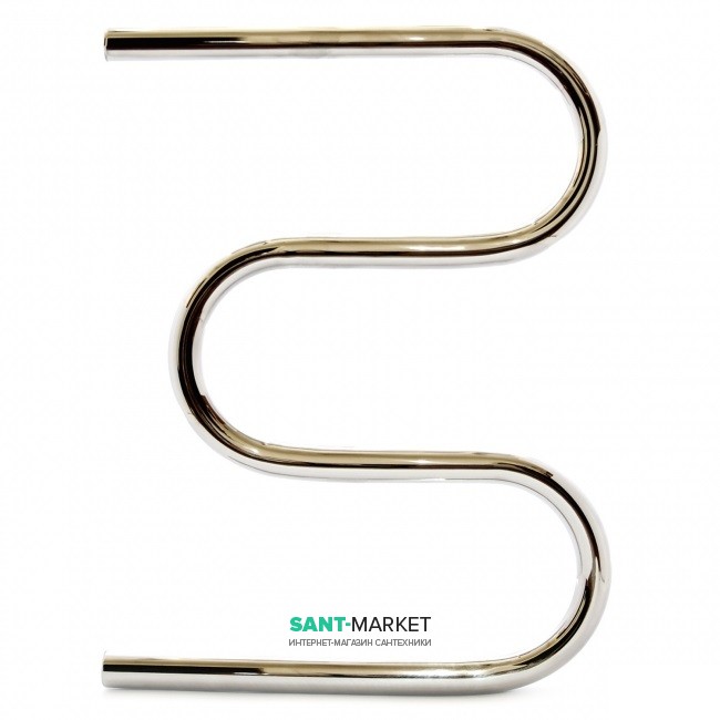 Водяной полотенцесушитель Navin Змеевик 30 600x500 мм нержавеющая сталь 00-000120-6050