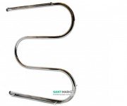 Водяной полотенцесушитель Navin Змеевик 25 600x500 мм с полкой 00-000101-6050