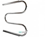 Водяной полотенцесушитель Navin Змеевик 25 600x600 мм с полкой 00-000101-6060