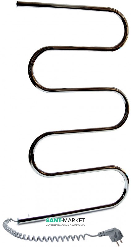 Электрический полотенцесушитель Navin Змеевик 500x800 мм левый 10-000100-5080