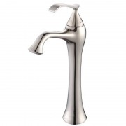 Смеситель для раковины Kraus Ventus однорычажный высокий латунь сатин KEF-15000BN