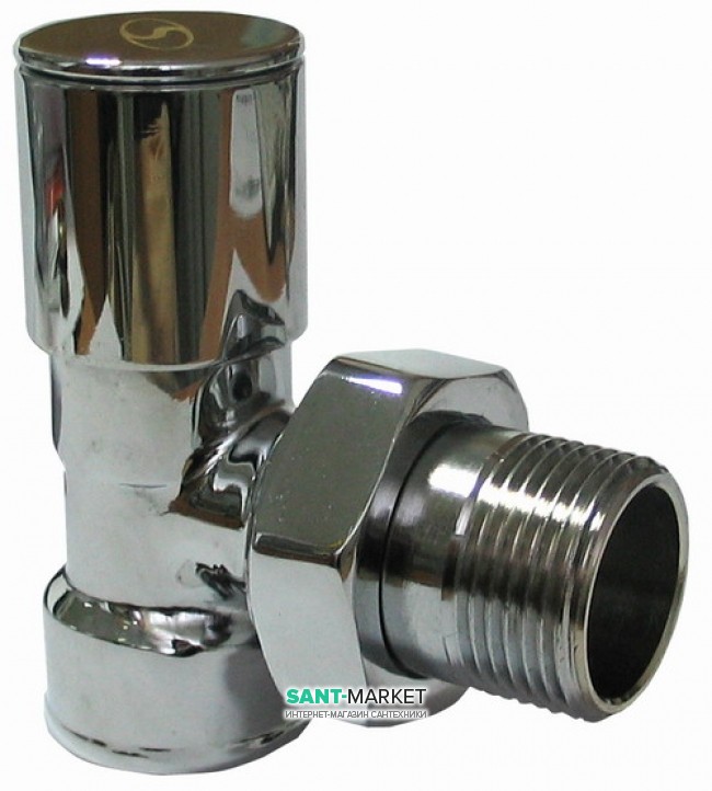 Кран угловой для полотенцесушителя Navin под ключ 1/2