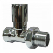 Кран прямой для полотенцесушителя Navin вентильный 1/2 хром 1865